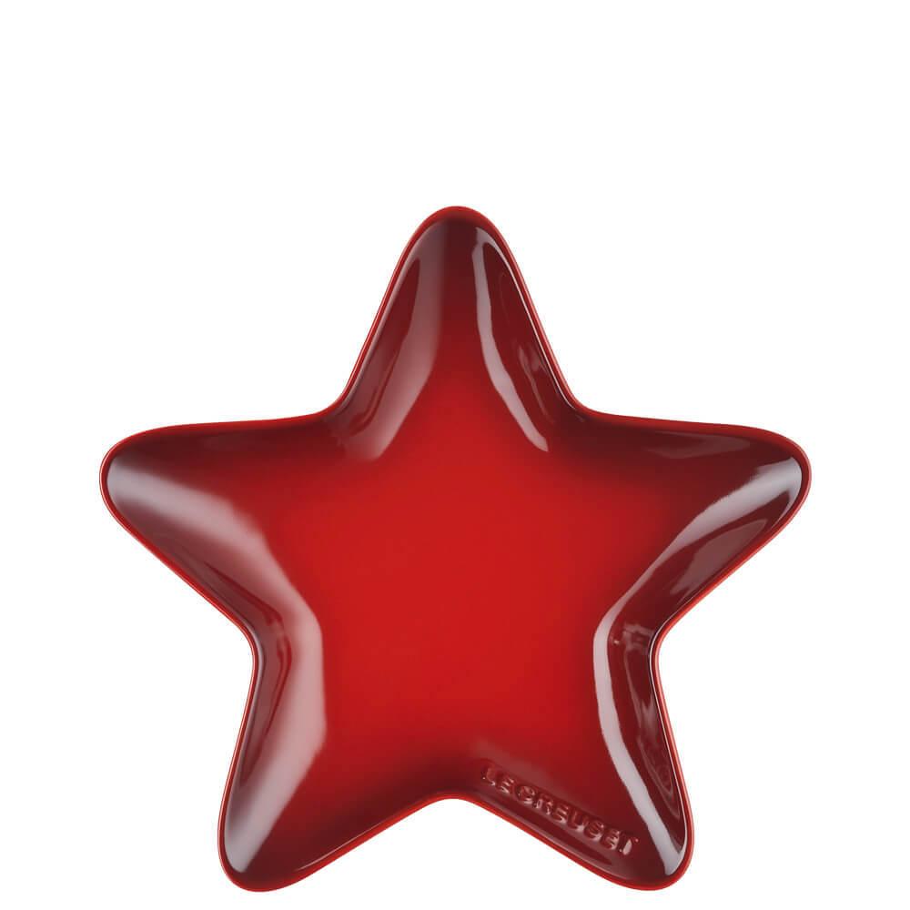 Le Creuset Stoneware Cerise Star Plate 20cm